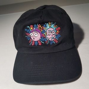 Primitive x Rick and Morty Black Strapback Hat